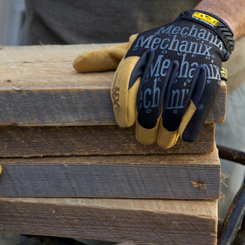 Gants Mechanix Material Original Bois