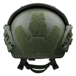 Casque balistique militaire vert olive dos