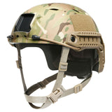 Casque futuriste militaire camouflage multicam