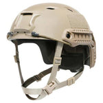 Casque futuriste militaire coyote