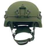 Casque lourd militaire vert olive face