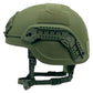 Casque lourd militaire vert olive profil