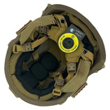 Casque militaire américain coyote intérieur