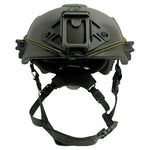 Casque militaire américain vert olive face