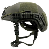 Casque militaire américain vert olive profil