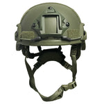 Casque militaire français vert olive face