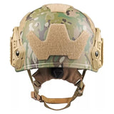 Casque tactique militaire camouflage multicam dos