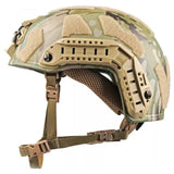 Casque tactique militaire camouflage multicam profil