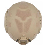 Casque tactique militaire coyote dessus