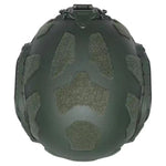 Casque tactique militaire vert olive dessus