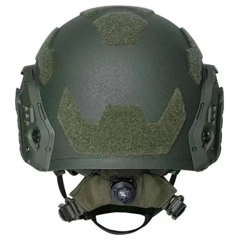 Casque tactique militaire vert olive dos
