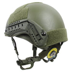 Casque tactique vert olive dos