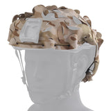 Couvre Casque Balistique camouflage désert porté 