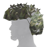 Couvre Casque Balistique camouflage forêt porté profil