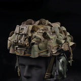 Couvre Casque Balistique camouflage multicam porté