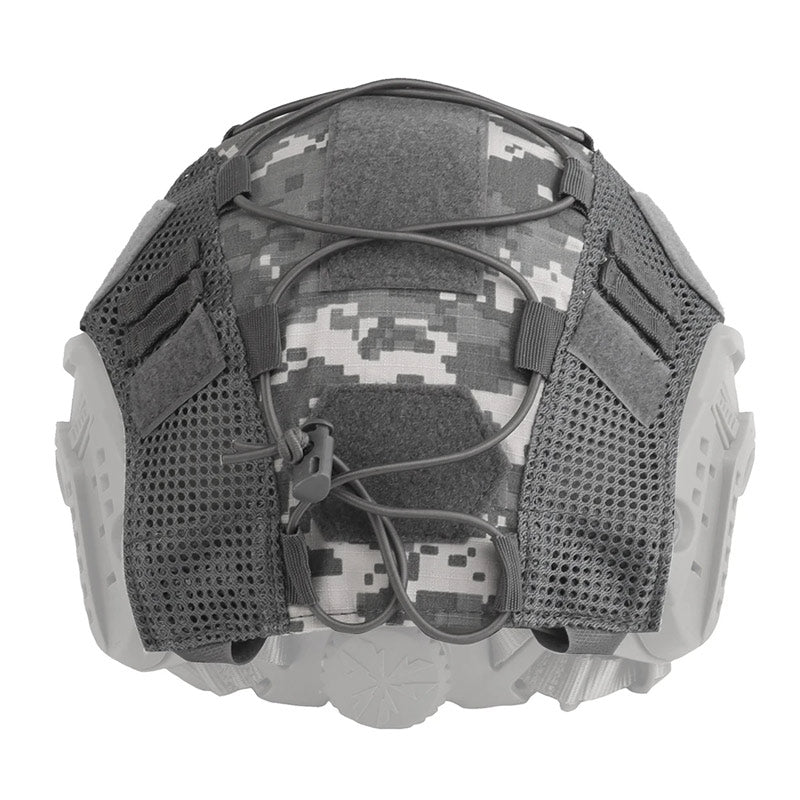 Couvre Casque Fast numérique gris dos
