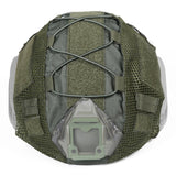 Couvre Casque Fast vert olive face