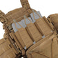 Gilet de combat militaire coyote chargeurs