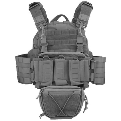 Gilet de combat militaire gris