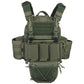 Gilet de combat militaire vert olive