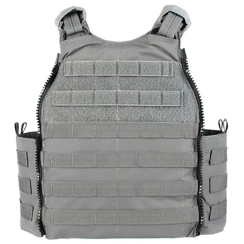 Gilet militaire homme gris dos