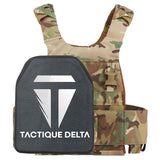 Gilet pare-balles céramique camouflage multicam avec plaque