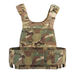 Gilet pare-balles céramique camouflage multicam dos