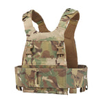 Gilet pare-balles céramique camouflage multicam profil