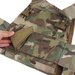 Gilet pare-balles céramique camouflage multicam scratch