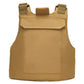 Gilet pare-balles couteau coyote dos