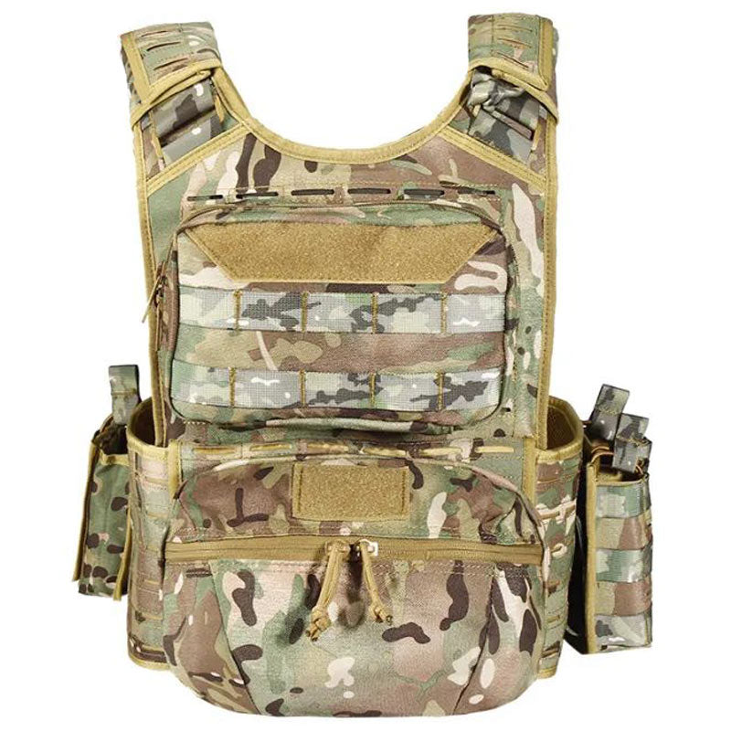 Gilet pare-balles lourd gendarmerie camouflage multicam dos