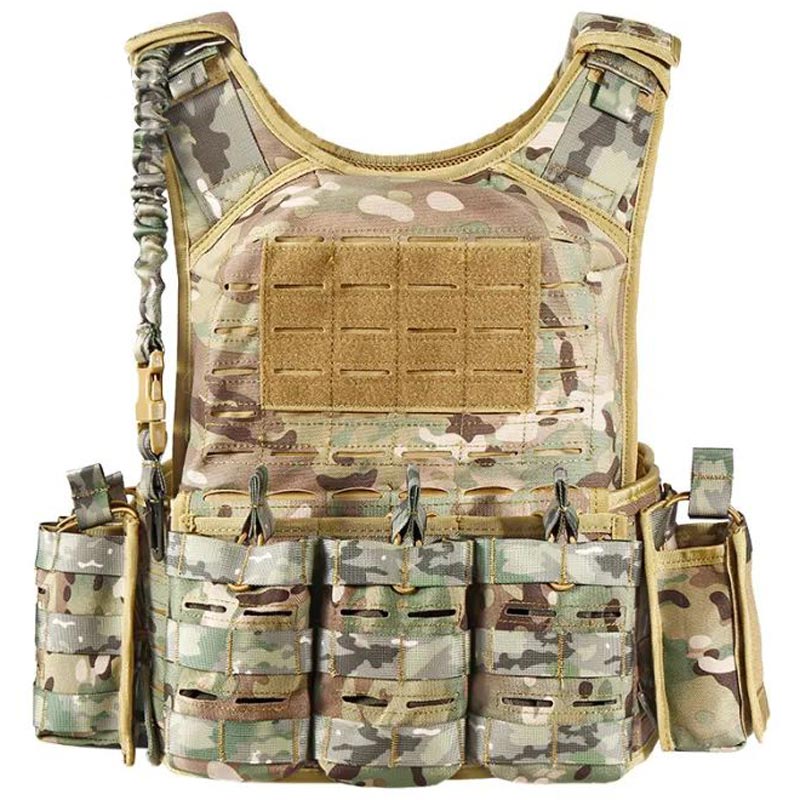 Gilet pare-balles lourd gendarmerie camouflage multicam