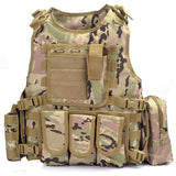 Gilet pare-balles police camouflage multicam