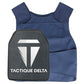 Gilet pare balles pour particulier bleu avec plaque