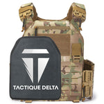 Gilet tactique armee francaise camouflage multicam avec plaque