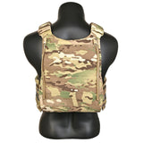 Gilet tactique militaire camouflage multicam dos