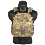 Gilet tactique militaire multicam porté