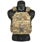 Gilet tactique militaire multicam porté