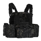 Gilet tactique multicam camouflage nocturne profil