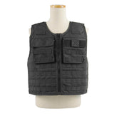 Gilet tactique noir avant