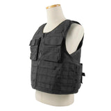 Gilet tactique noir profil