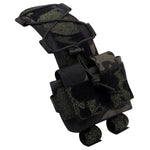 Poche batterie tactique pour casque militaire camouflage multicam black