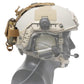 Poche batterie tactique pour casque militaire camouflage multicam profil