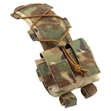 Poche batterie tactique pour casque militaire camouflage multicam