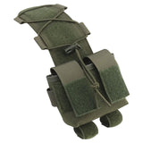 Poche batterie tactique pour casque militaire vert olive