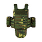 Porte plaque armée française camouflage forêt dos