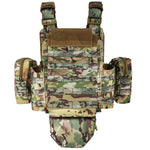 Porte plaque armée française camouflage multicam dos