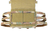 Porte plaque gendarmerie camouflage multicam cummerbund