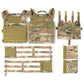 Porte plaque gendarmerie camouflage multicam détails