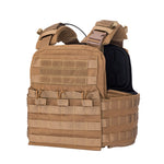 Porte plaque multicam coyote profil